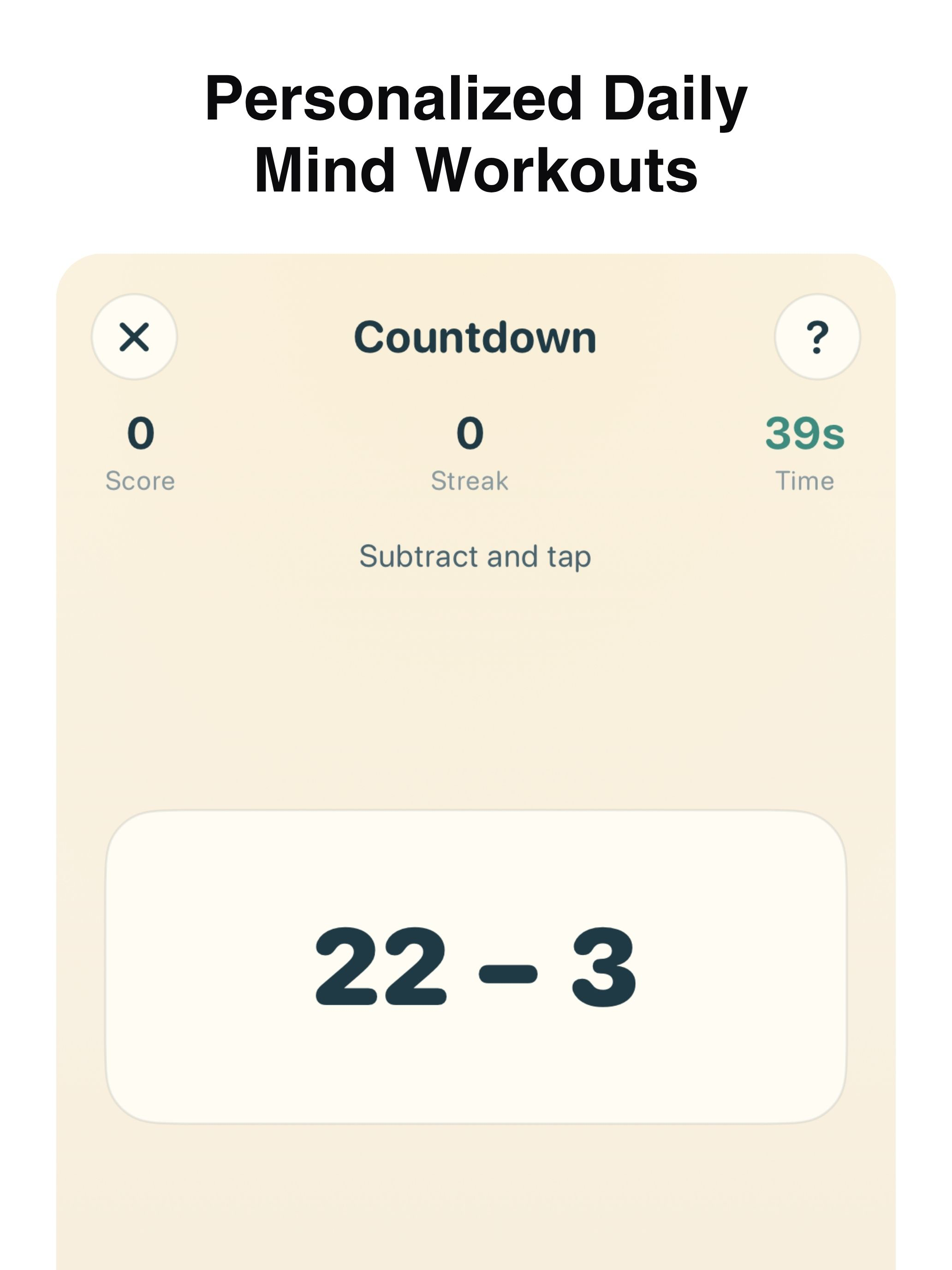 Mindmenu: Brain Training