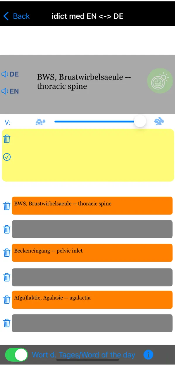 Screenshot #2 pour idict med dictionary