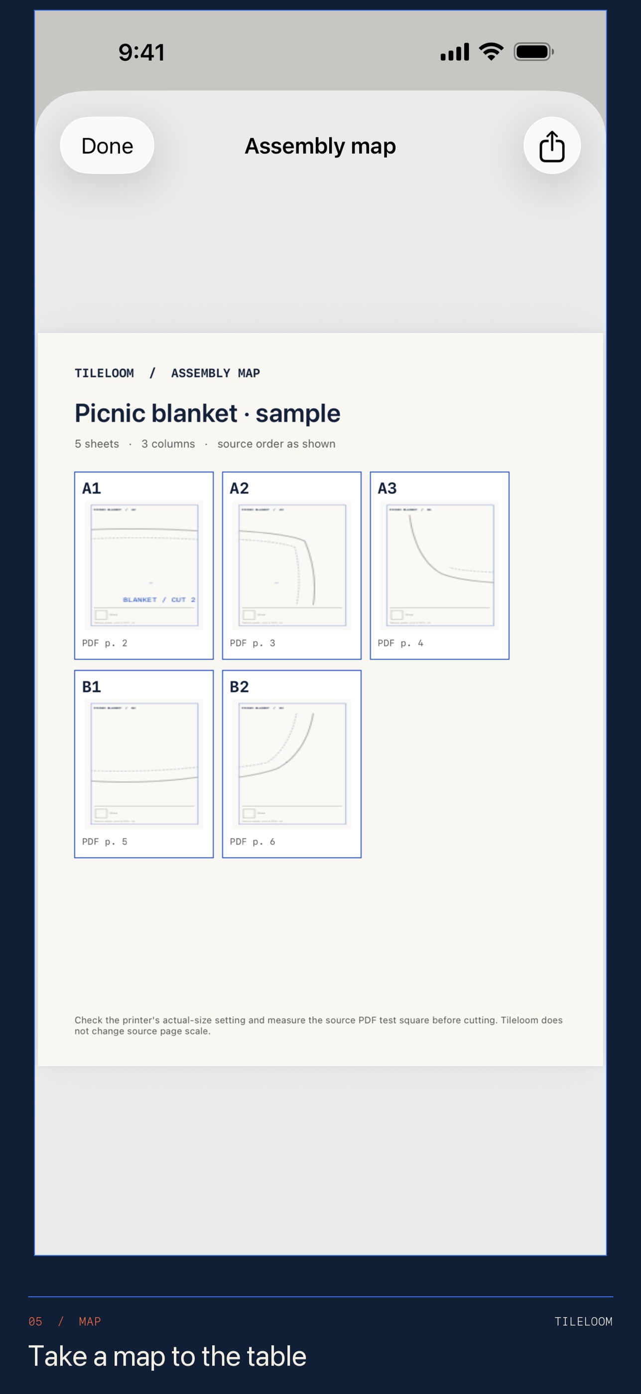 Screenshot 5 of Tileloom Pattern Sheets