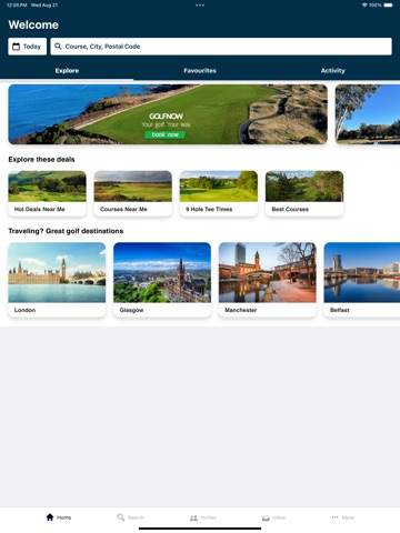 GolfNow iPad screenshot 1