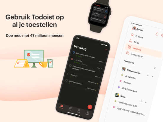 Todoist: to do list & agenda iPad app afbeelding 8