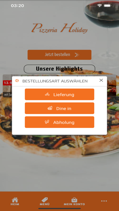 Pizzeria Holiday Screenshot