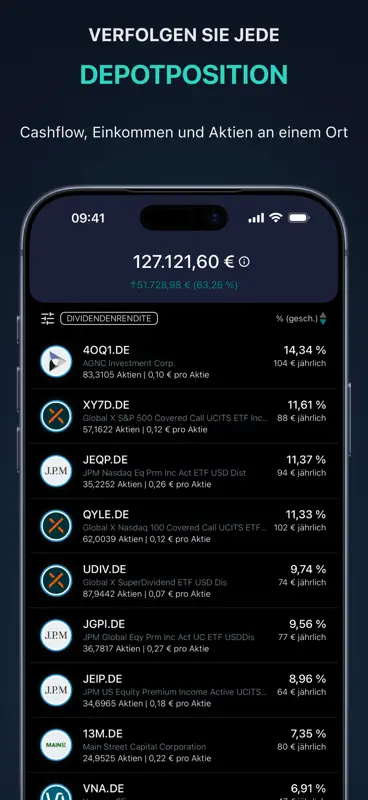 DivTracker: Dividenden Börse screenshot 3 of 5
