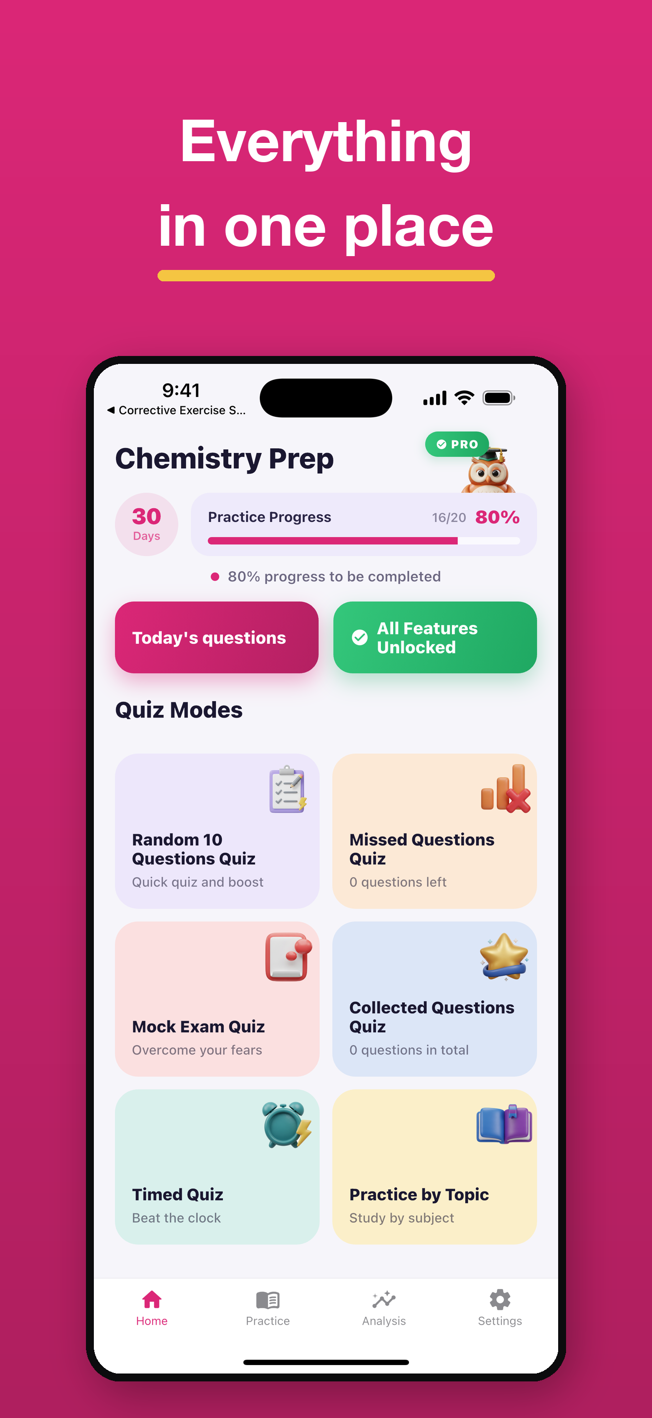 CLEP Chemistry Practice 2026 screenshot 2
