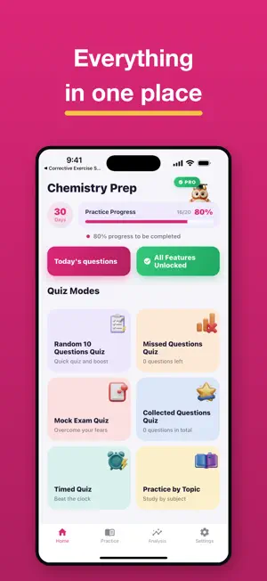 CLEP Chemistry Practice 2026 screenshot 2