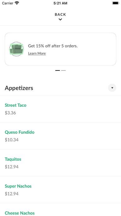 App screenshot
