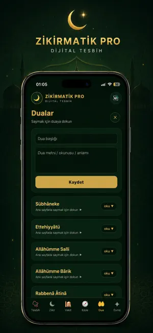 Zikirmatik Pro screenshot 1