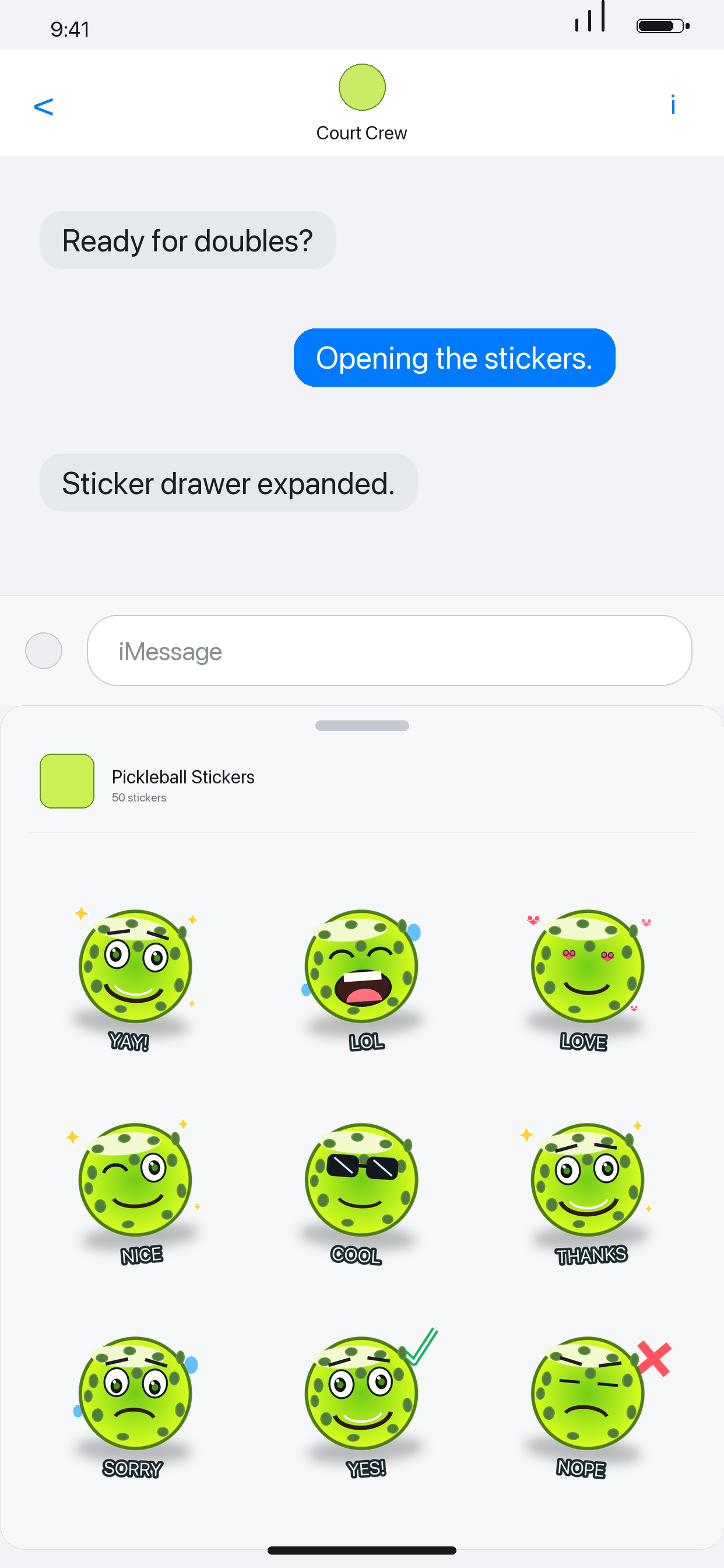Pickleball Stickers Pro screenshot 5