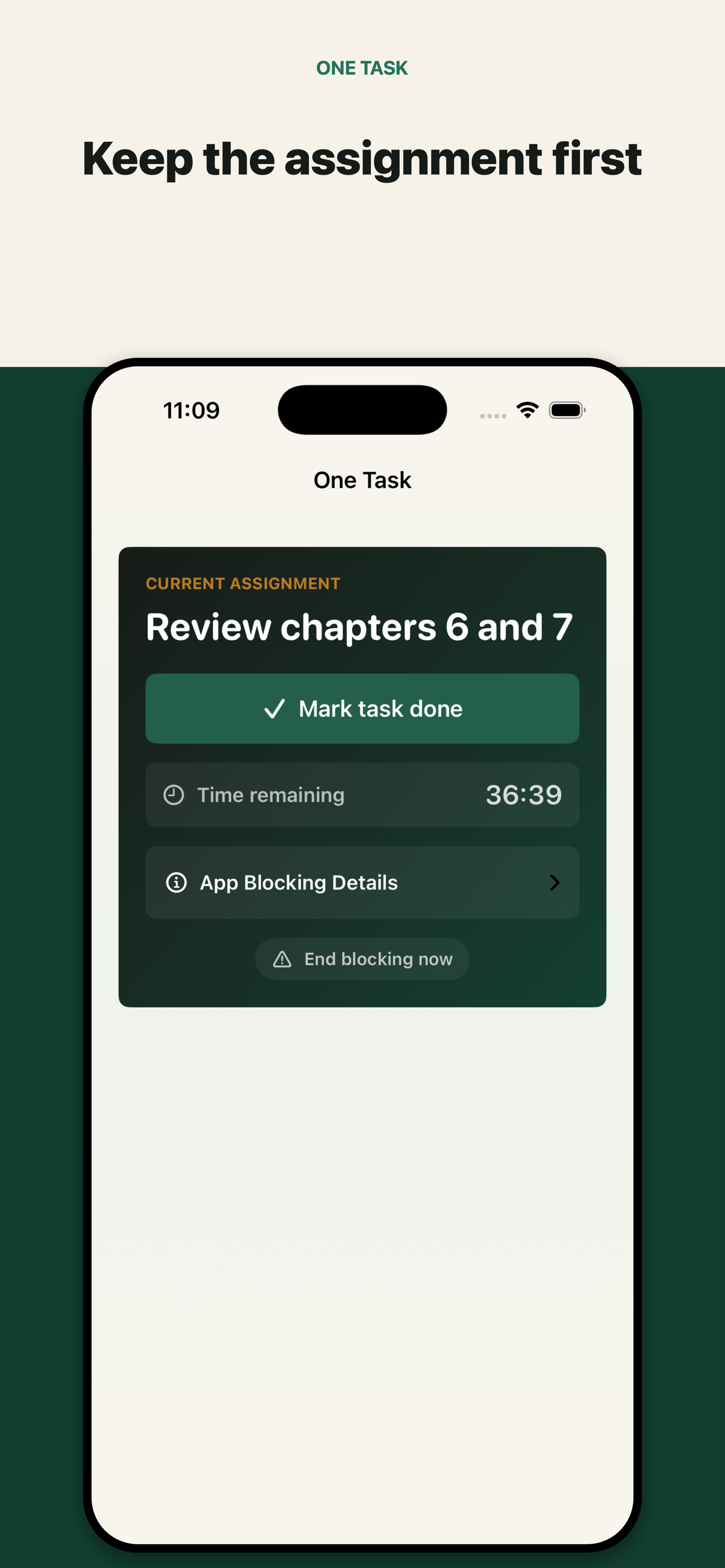 One Task: App Blocker screenshot 6