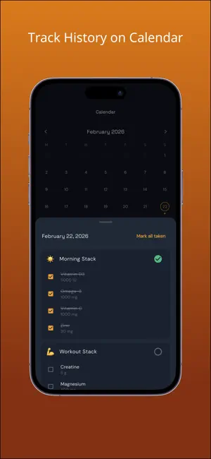 Vitamin Tracker - Supp Stack screenshot 2