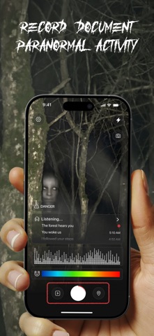 Spirit Box EVP Ghost Detector iPhone screenshot