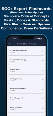 NICET Fire Alarm Exam Prep iPhone screenshot