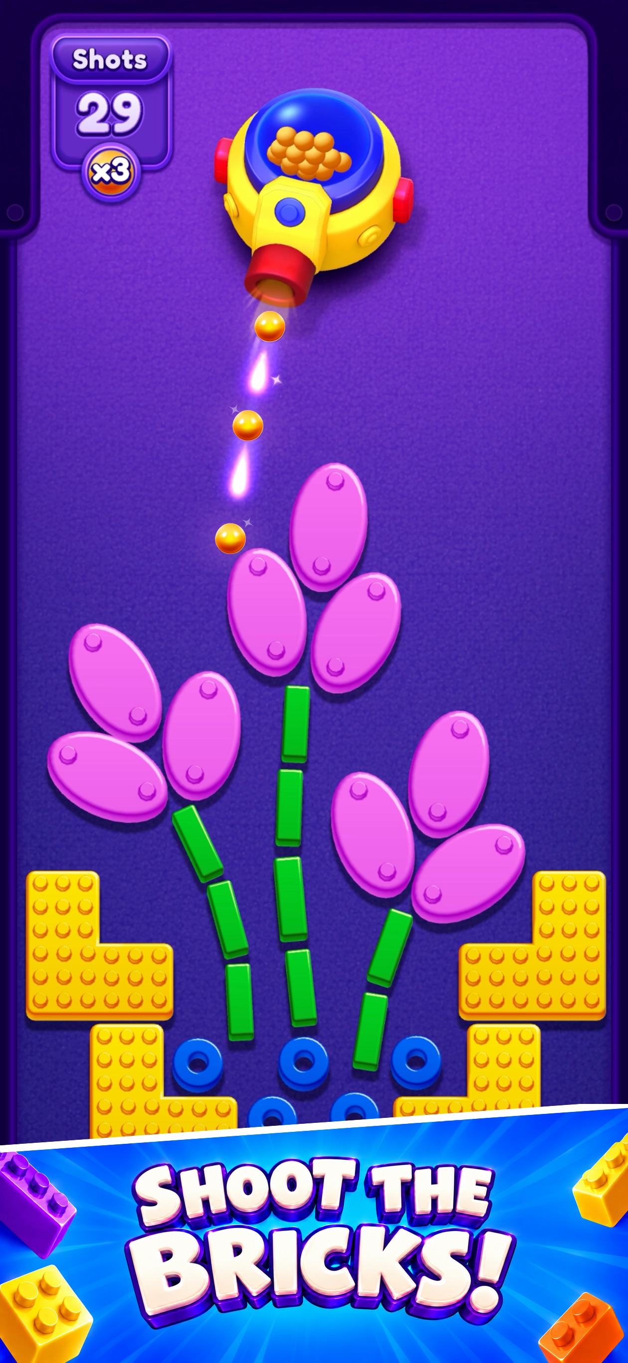 Screenshot 1 of Bouncy Bricks! - Throw Balls
