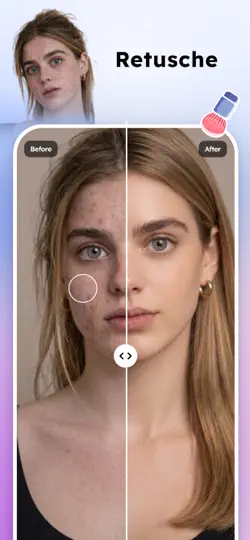 Screenshot von Retouch: Foto Bearbeiten Bild auf dem iPhone 2
