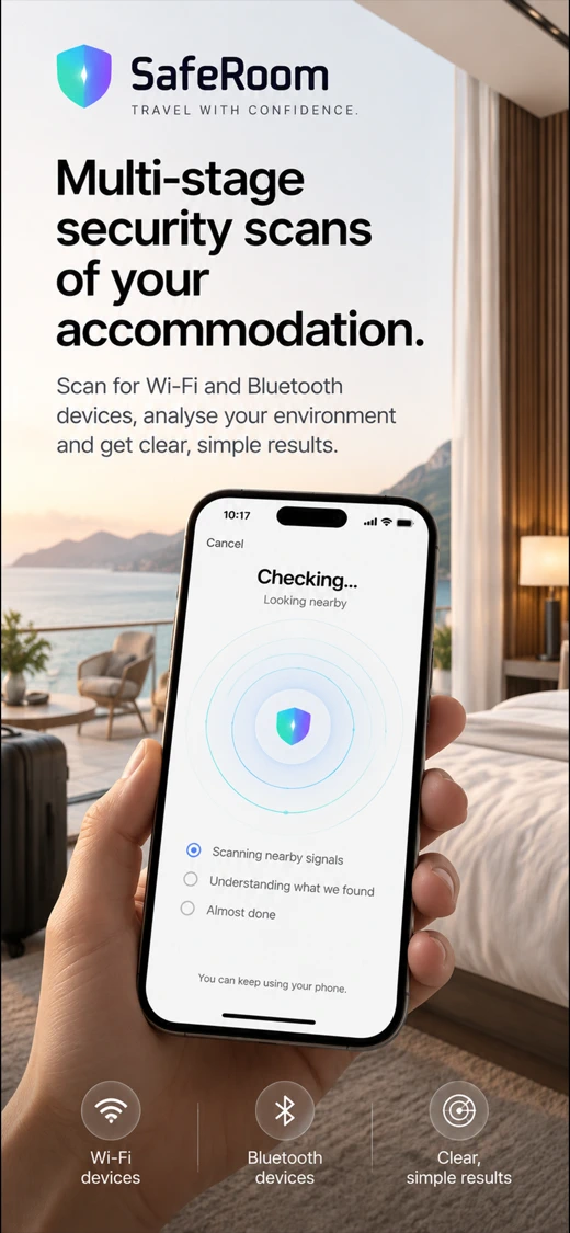 SafeRoom Travel Privacy screenshot 5