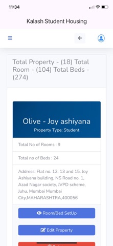 Kalash Student Housing screenshot