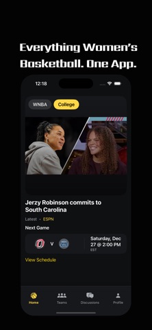 WomensBasketballHub screenshot