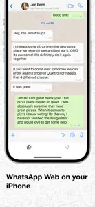 Messenger Web screenshot #3 for iPhone