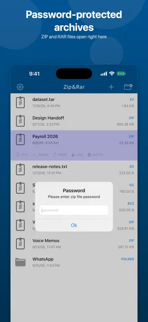 Zip&Rar: Unzip File Extractor screenshot 3