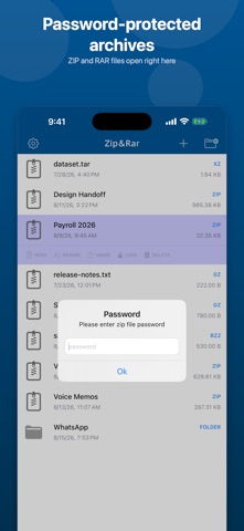 Zip&Rar: Unzip File Extractor Screenshot 3 of 6