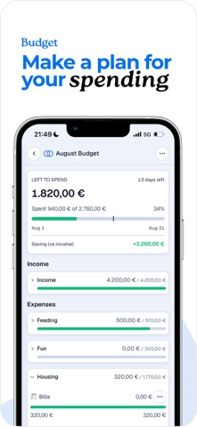 heyFinance: Financial Planner Screenshot 4 of 7