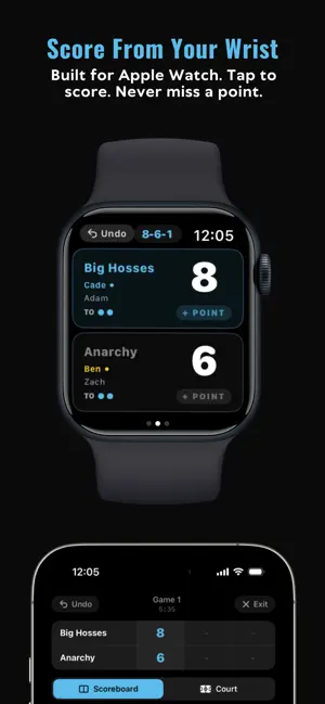 Dinkr: Pickleball Scorekeeper screenshot 4