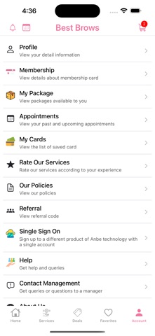 Best Brow Spa iPhone screenshot