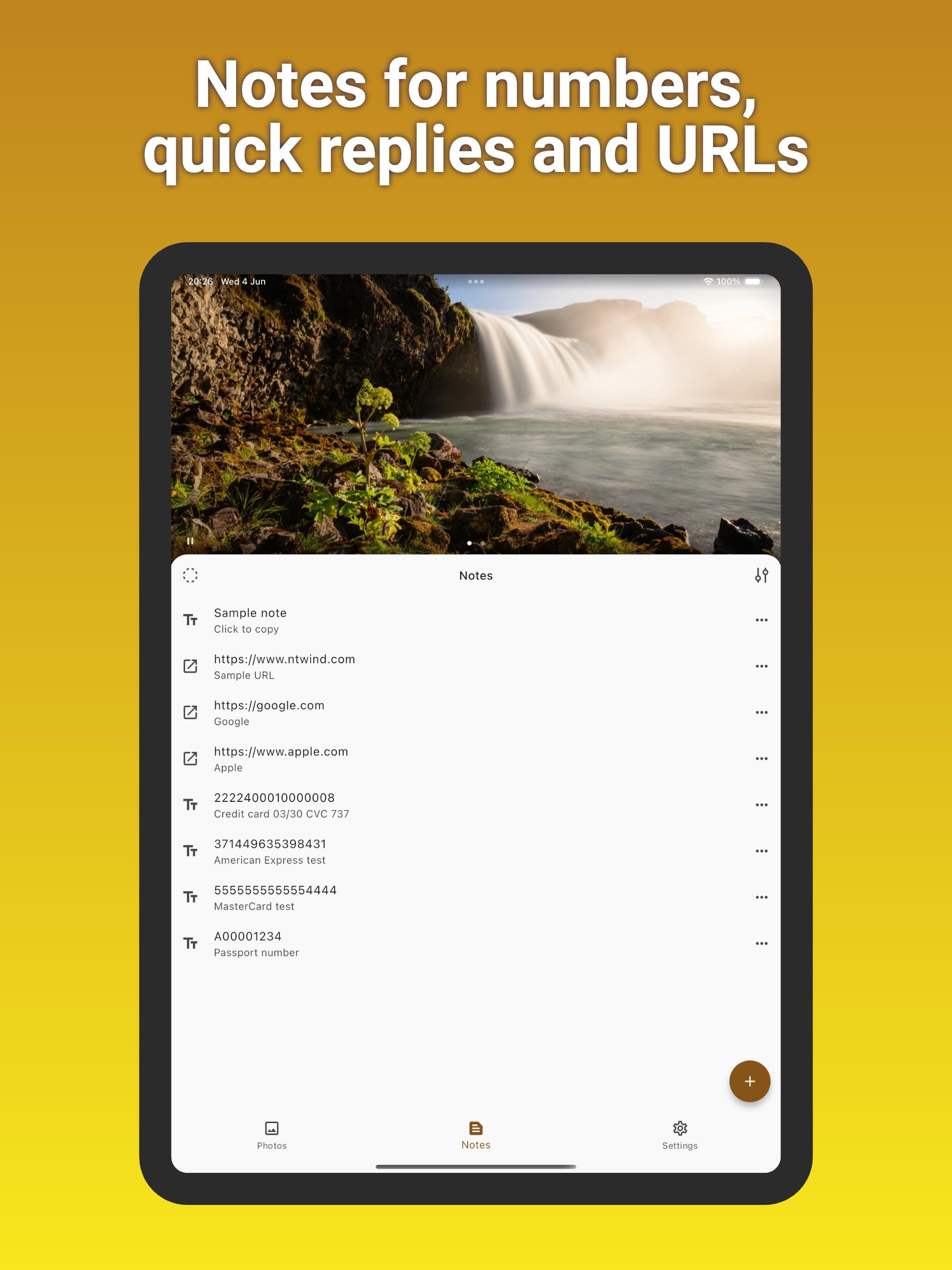 Phollet - Photo Wallet + Notes