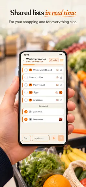 WeeList: Grocery List screenshot 1