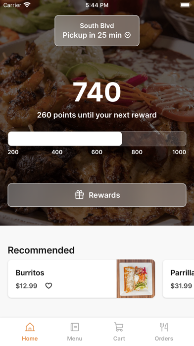 Lempira Restaurant iPhone screenshot 1 - Food & Drink app