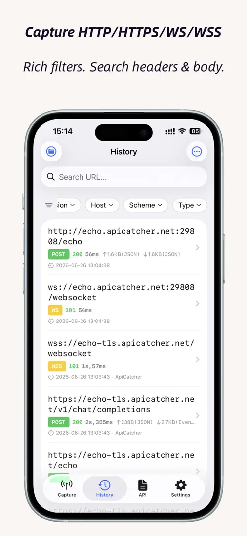 ApiCatcher screenshot 1