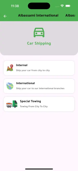 Albassami Transport iPhone screenshot 4