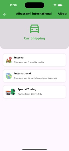 Albassami Transport iPhone screenshot 4