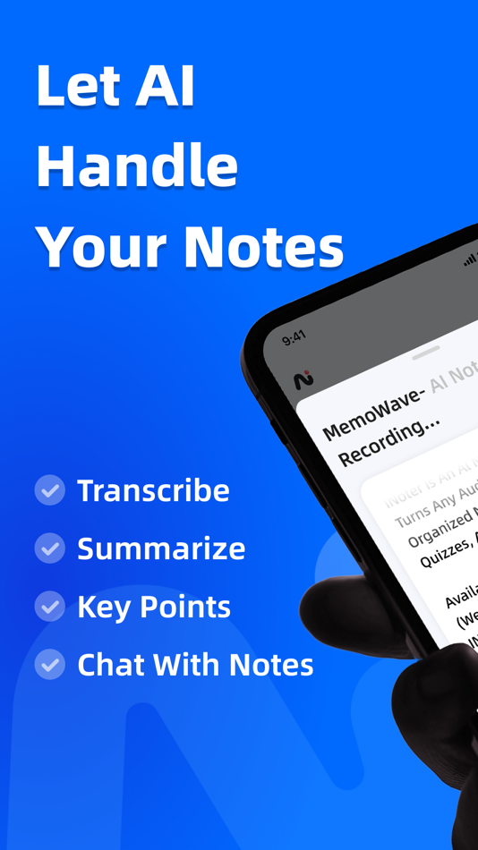 #1. MemoWave-Transcribe Voice Note (iOS) 由: Luckon