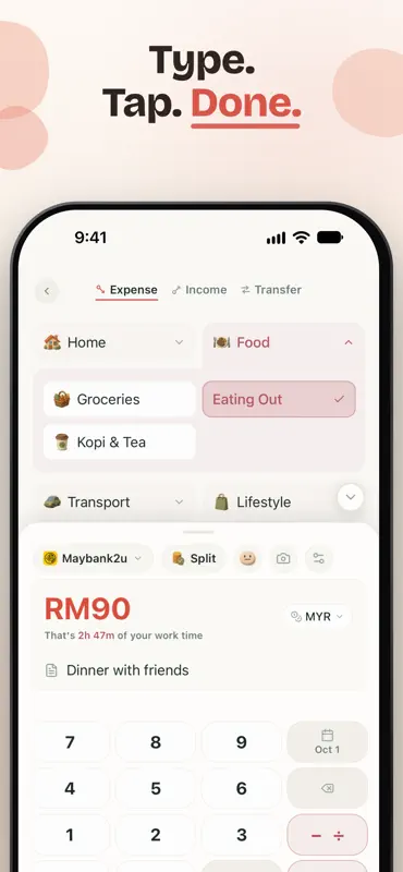 Money2Time: Expense Tracker screenshot 6 of 9