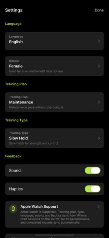 Kegel Exercise Coach iPhone screenshot
