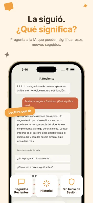 Recent Follow Tracker Seguidos screenshot 4 of 5
