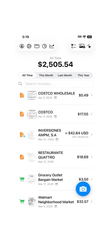 Receipt Savior - Save Receipts Screenshot 1 of 8
