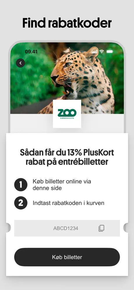 PlusKort app’en screenshot 3