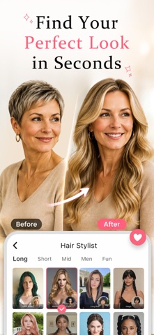 StyleMe:AI Hair & Photo Editor iPhone screenshot