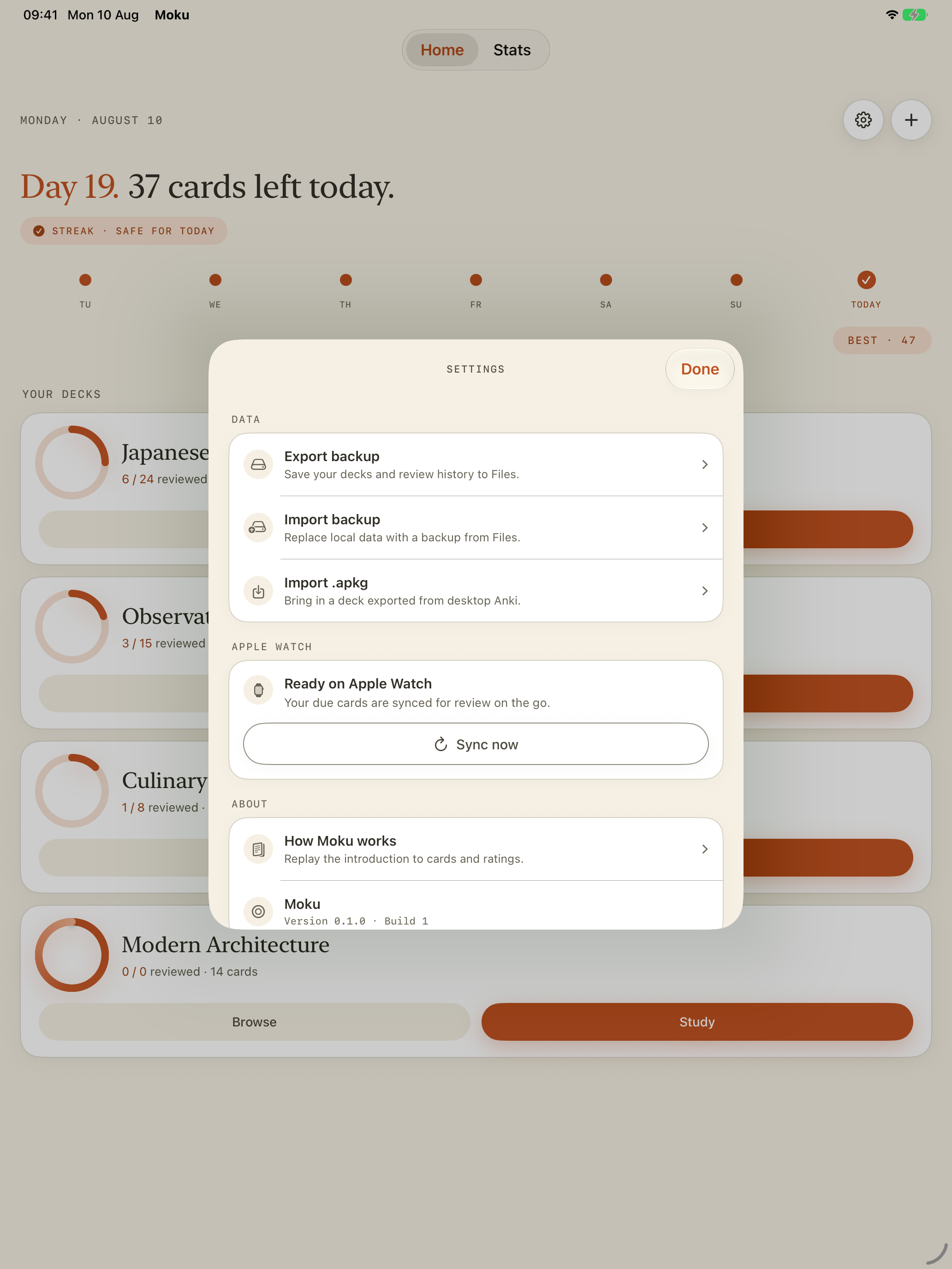 Moku Flashcards screenshot 12