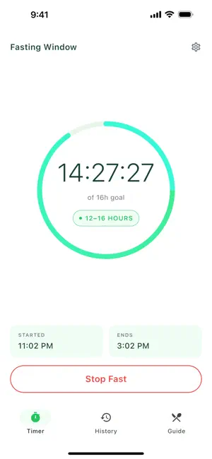 Fasting Window - IF Timer screenshot 1