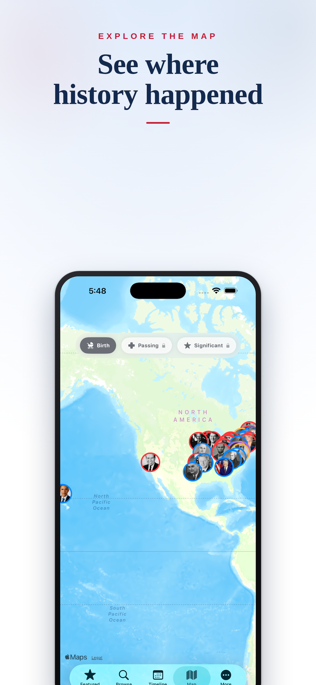US Presidents: Timeline & Map screenshot 4