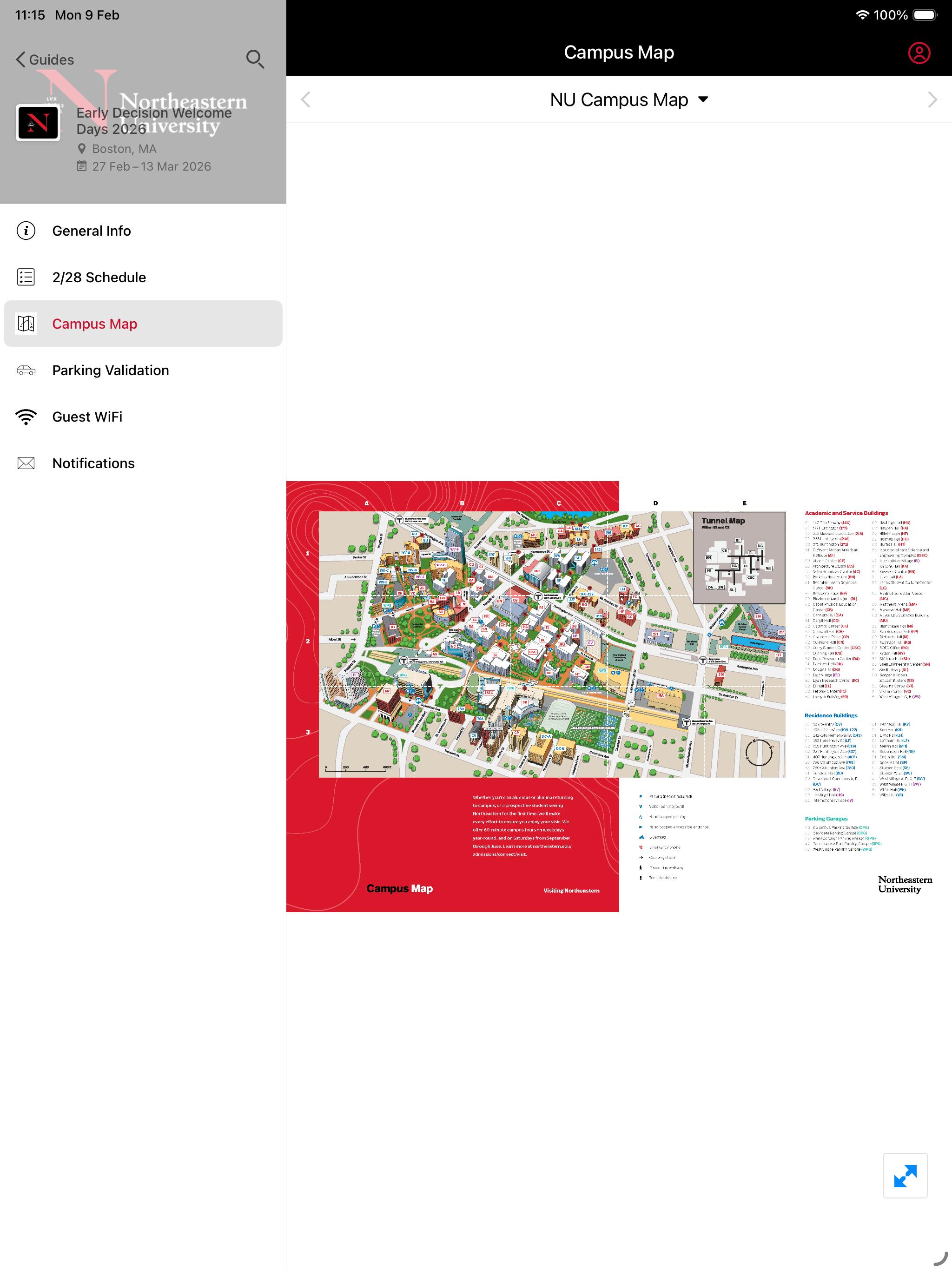 Northeastern Admissions Events
