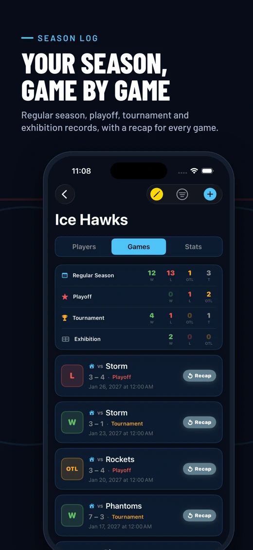 BackCheck Labs Hockey Stats screenshot 4