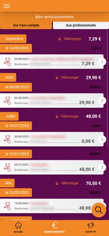 La Mutuelle d'Ouest-France iPhone screenshot
