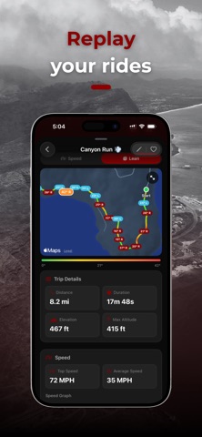 Reva - Ride Tracker iPhone screenshot 2