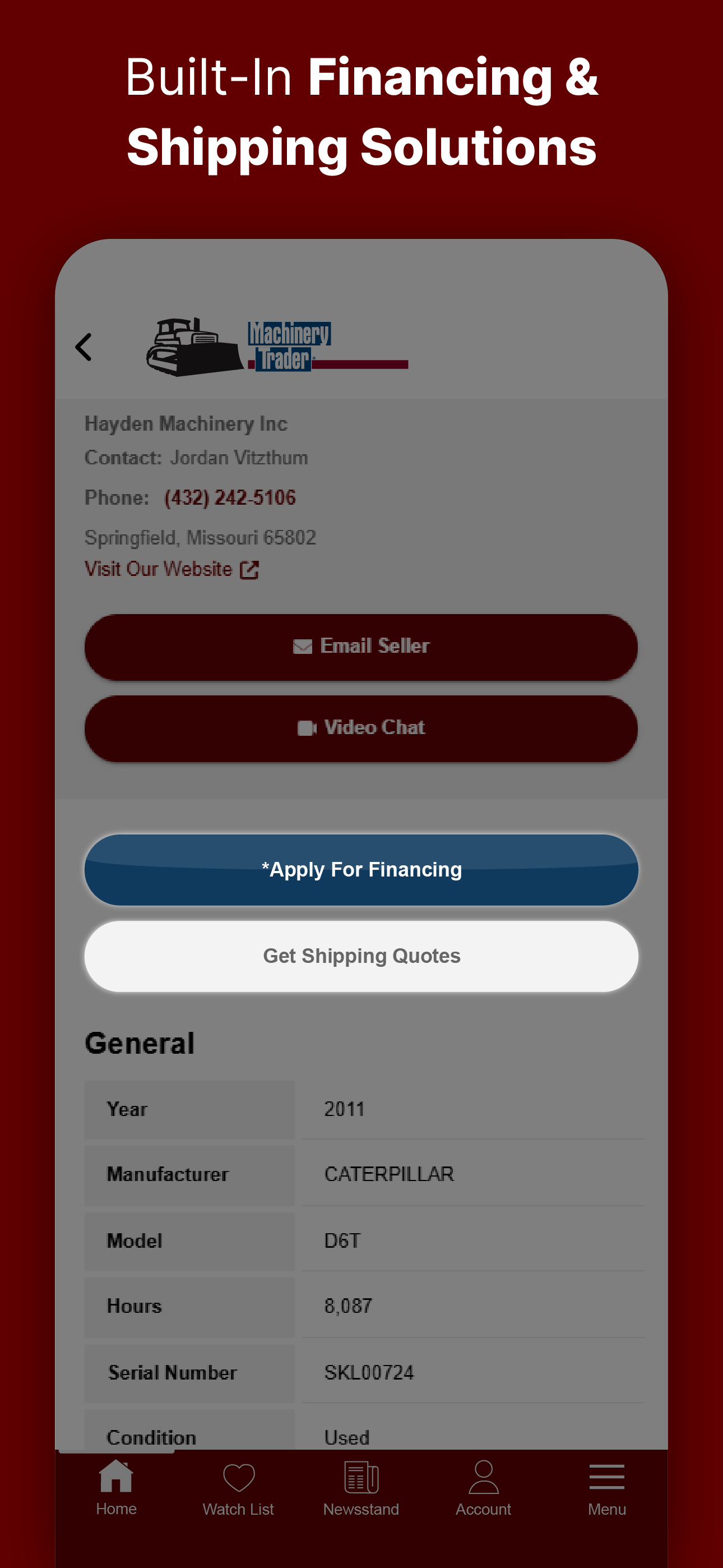 MachineryTrader: Buy Equipment