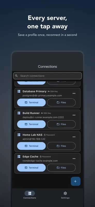 Mobile SSH Terminal screenshot 4 of 10