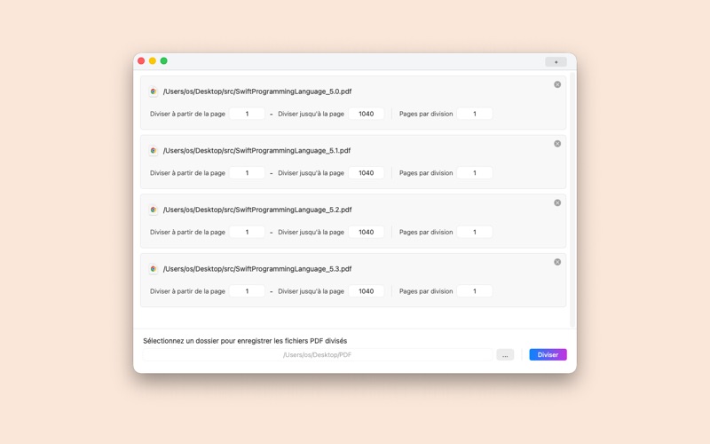 Screenshot #3 pour PDF Split Plus